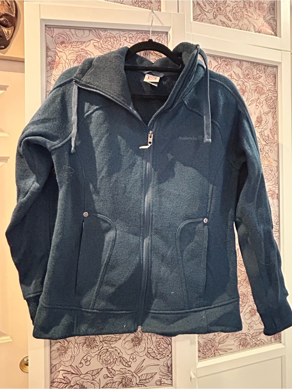 Avalanche Women’s Teal Full-Zip Hooded Sweater Fleece Jacket